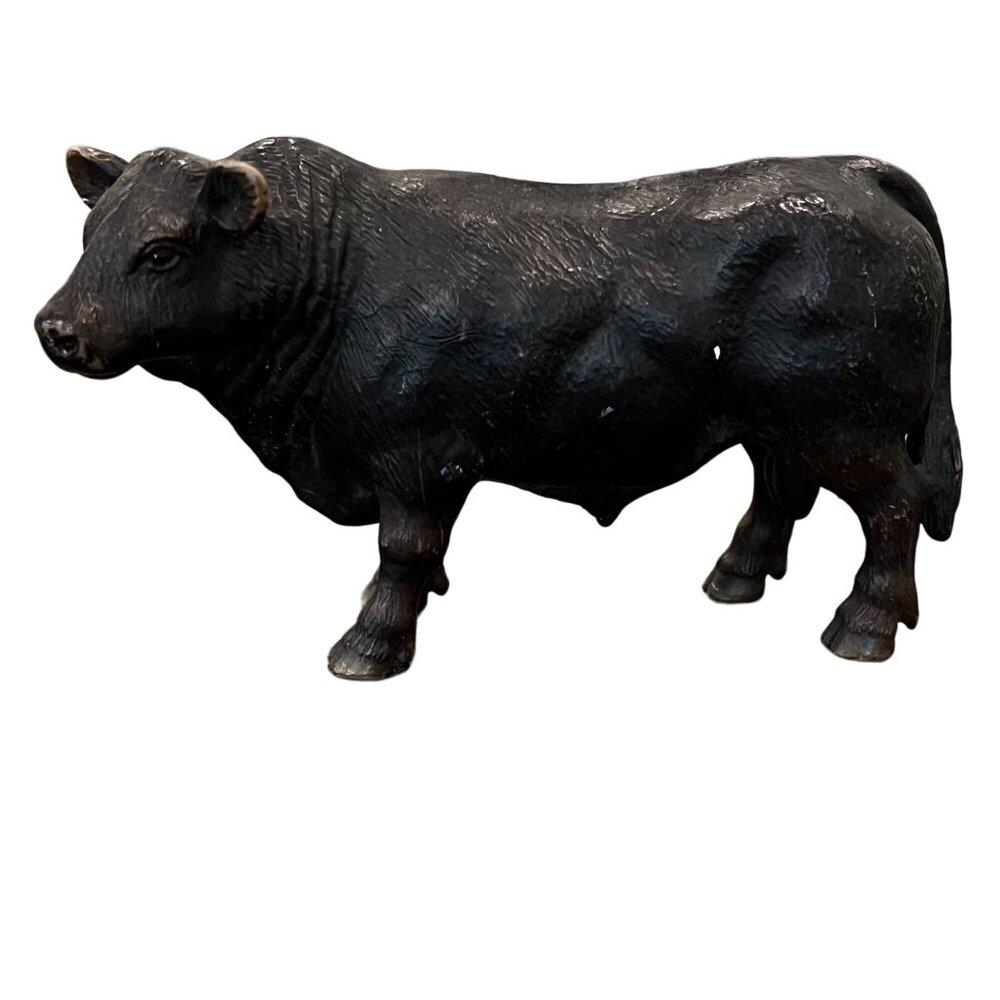 Schleich Black Angus Bull 13766 Farm Life Male Animal Toy Cow Figure Retired 200